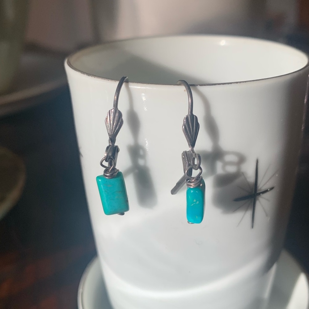 Turquoise and Sterling earrings